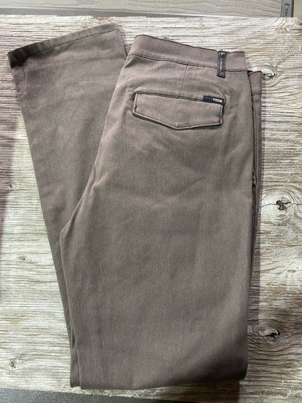 KR3W Men's Brown Chino Pants